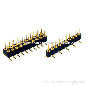 Pin Headers, 2.54mm Pitch, Machined Pin SMD Type, Single Row, 0.45-0.6mm Pin Diameter